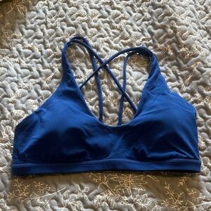 Lululemon Athletica Deep Blue Crossback Sports Bra NWOT